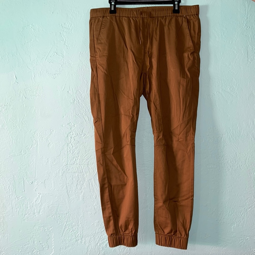 Pacsun, khaki joggers, skinny large